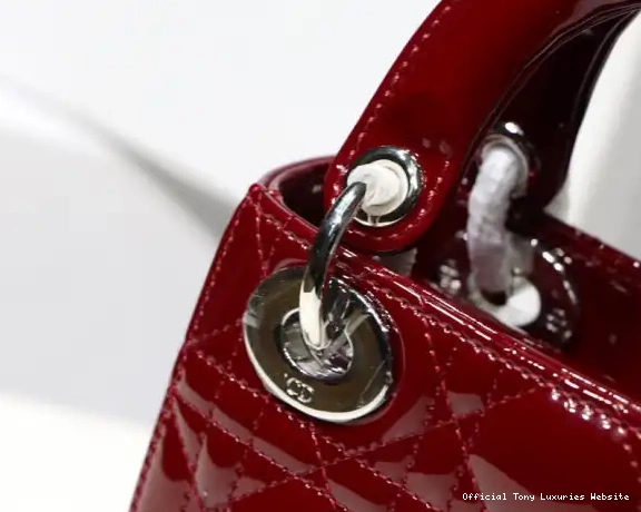 Tony Luxuries Cow patent With Lady Mini diro leather 0606